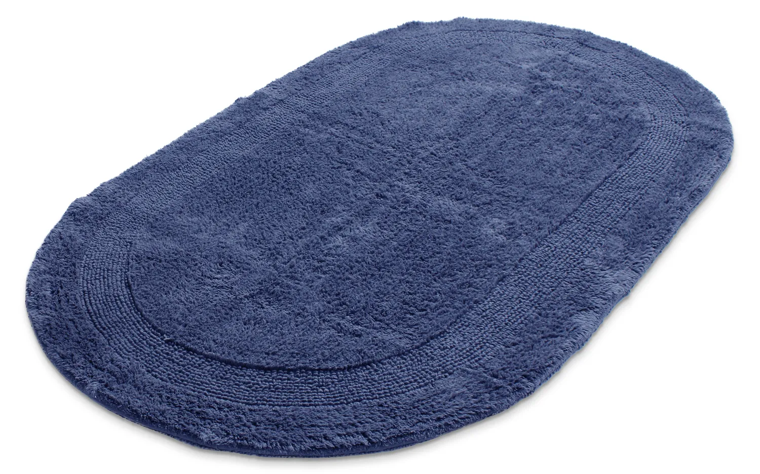Oval bath mat - nila (blue)