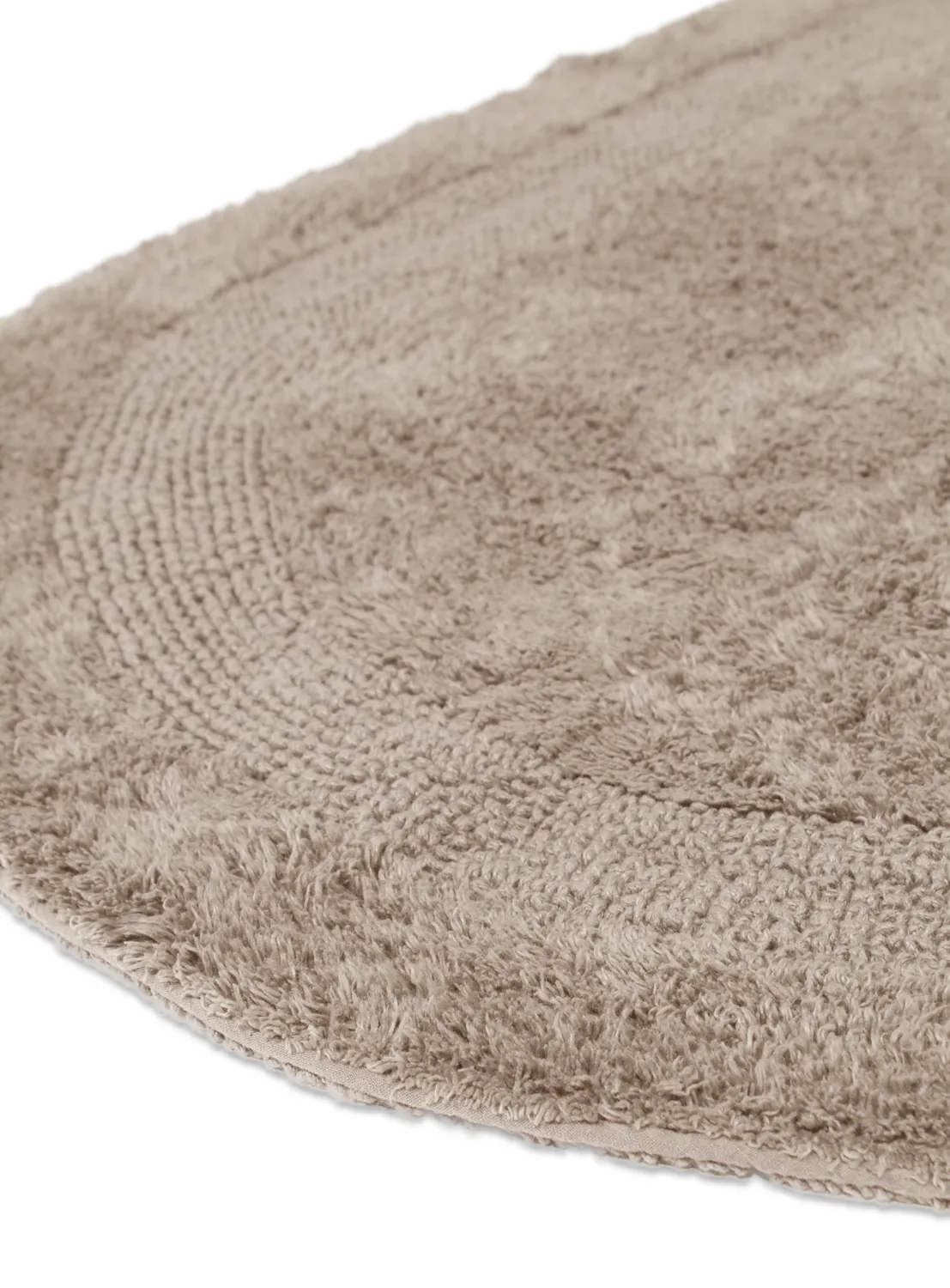 Oval bath mat - nila (beige)
