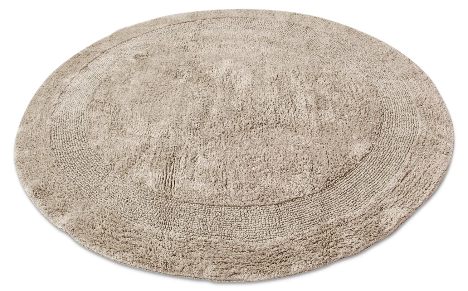Round bath mat - nila (beige)