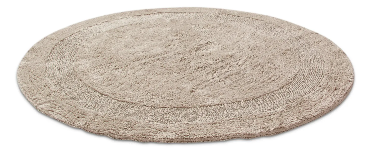 Round bath mat - nila (beige)
