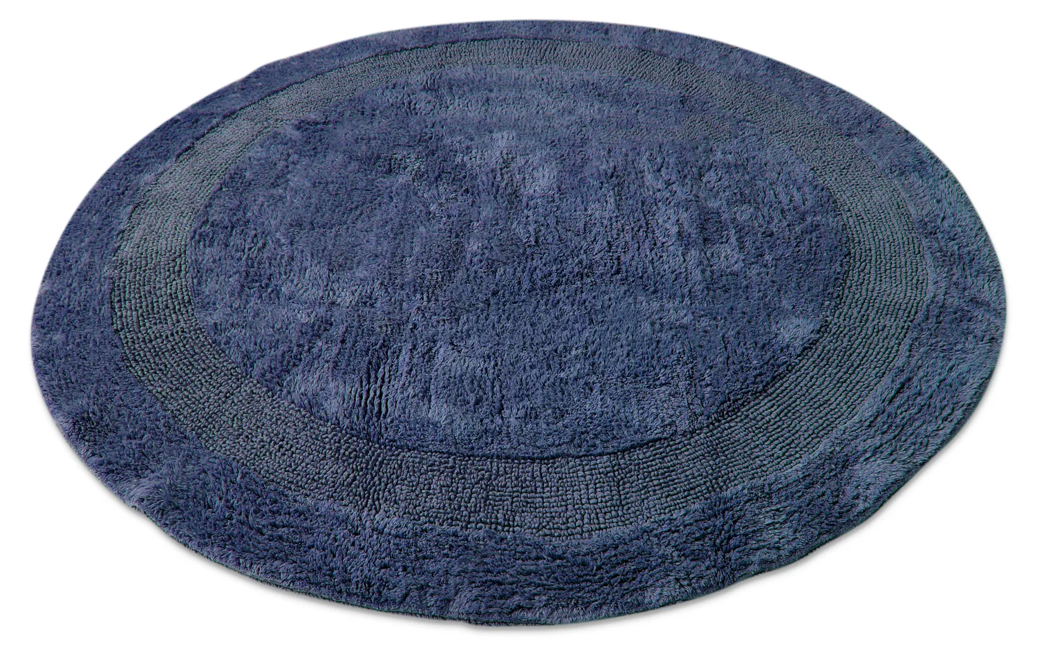Round bath mat - nila (blue)