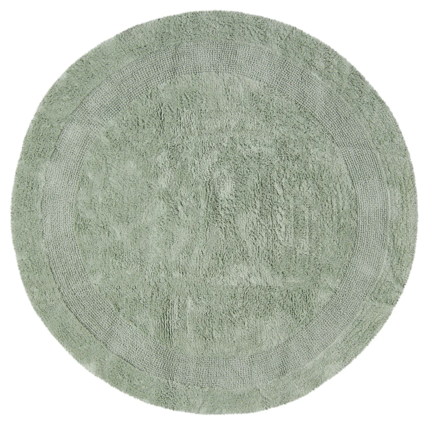 Round bath mat - Nila (light green)