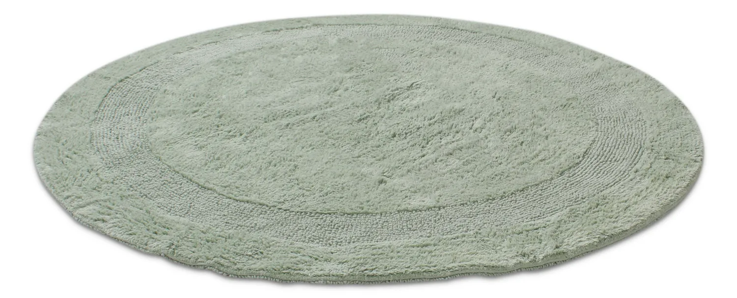 Round bath mat - Nila (light green)