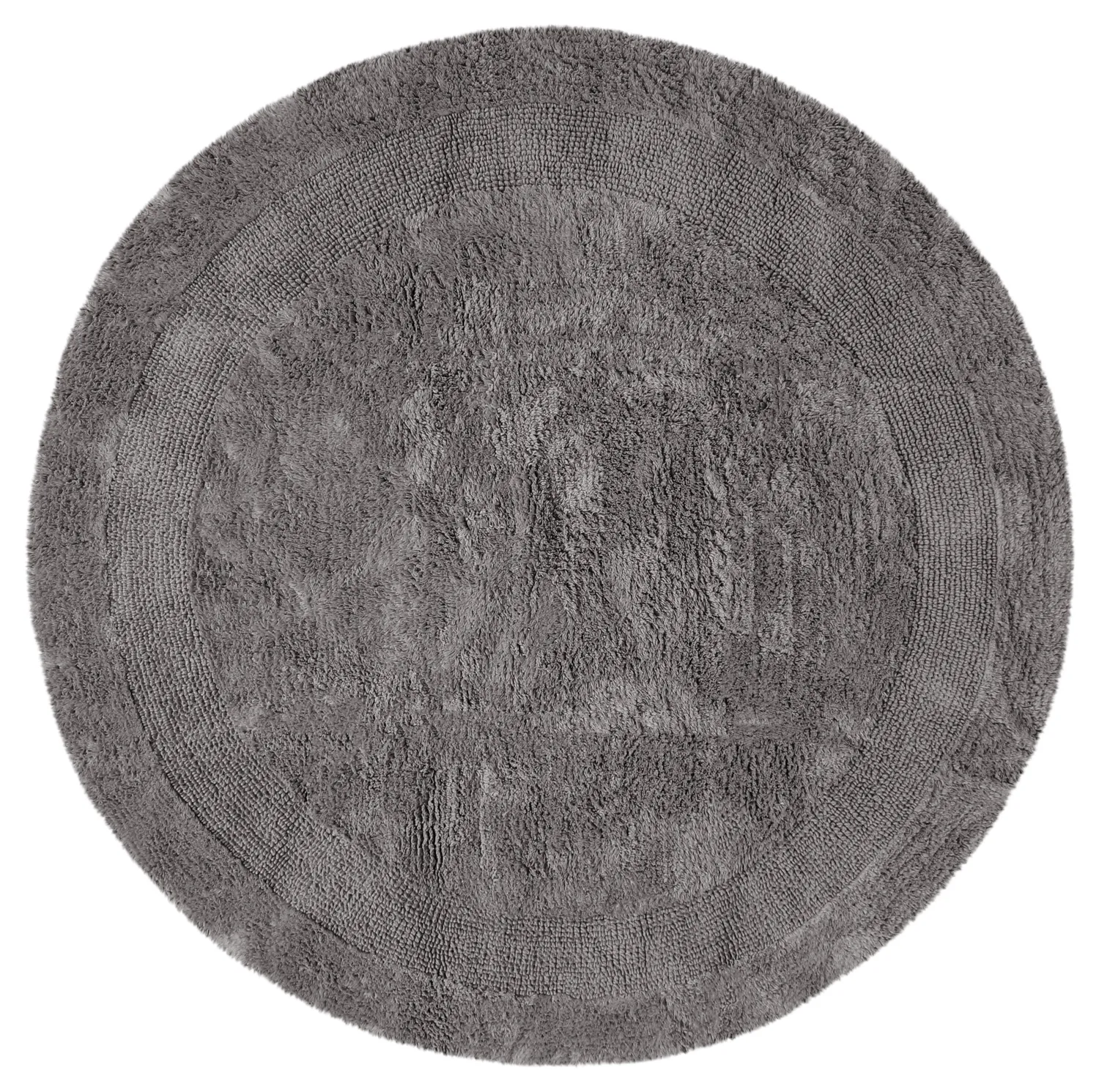 Round bath mat - Nila (dark gray)