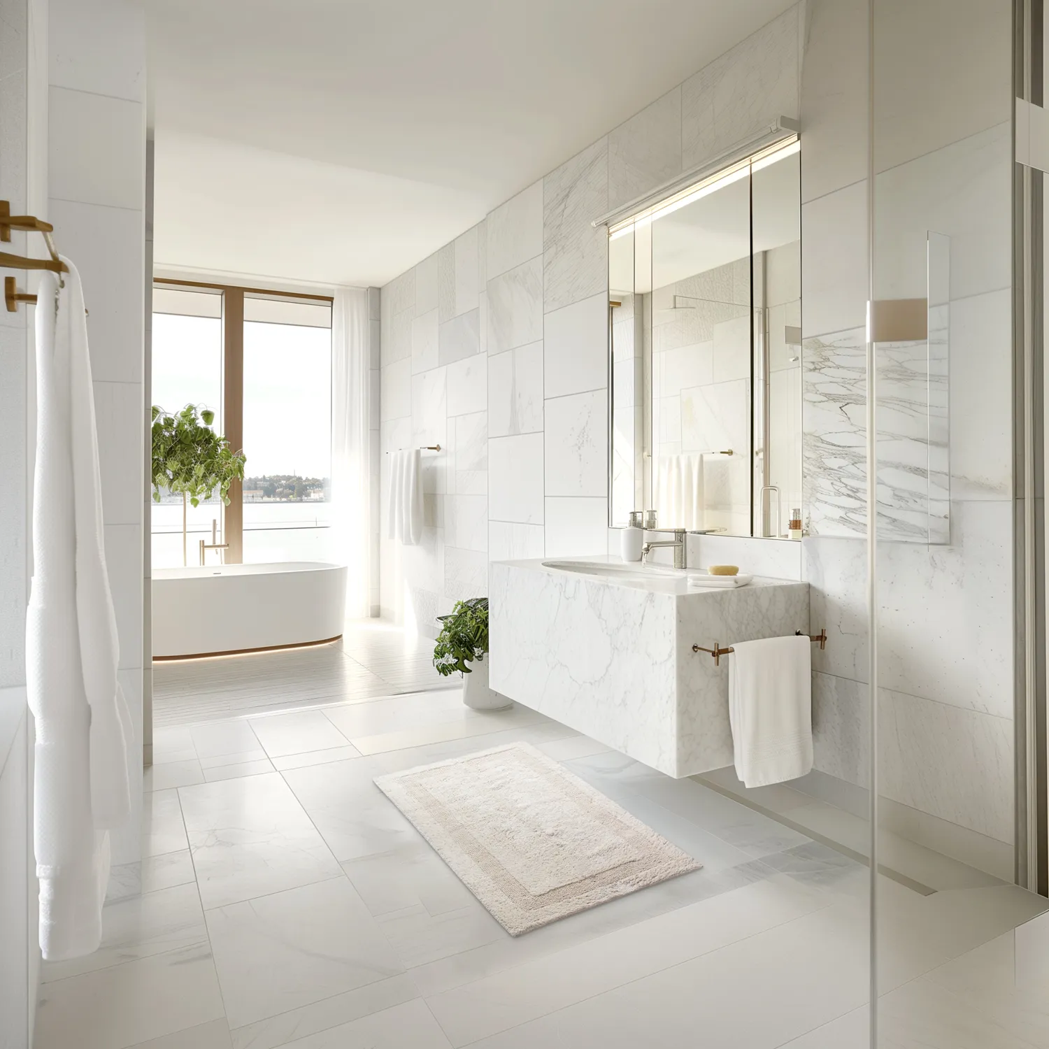 Bath mat - nila (offwhite)