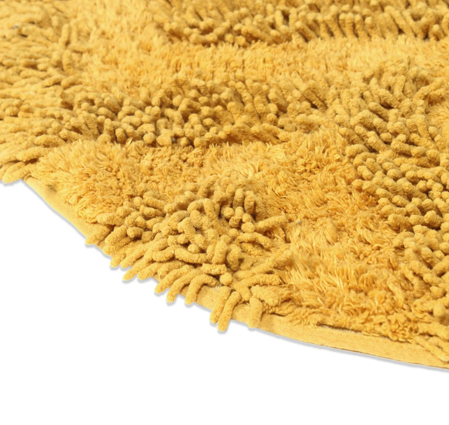 Round bath mat - Three (yellow)