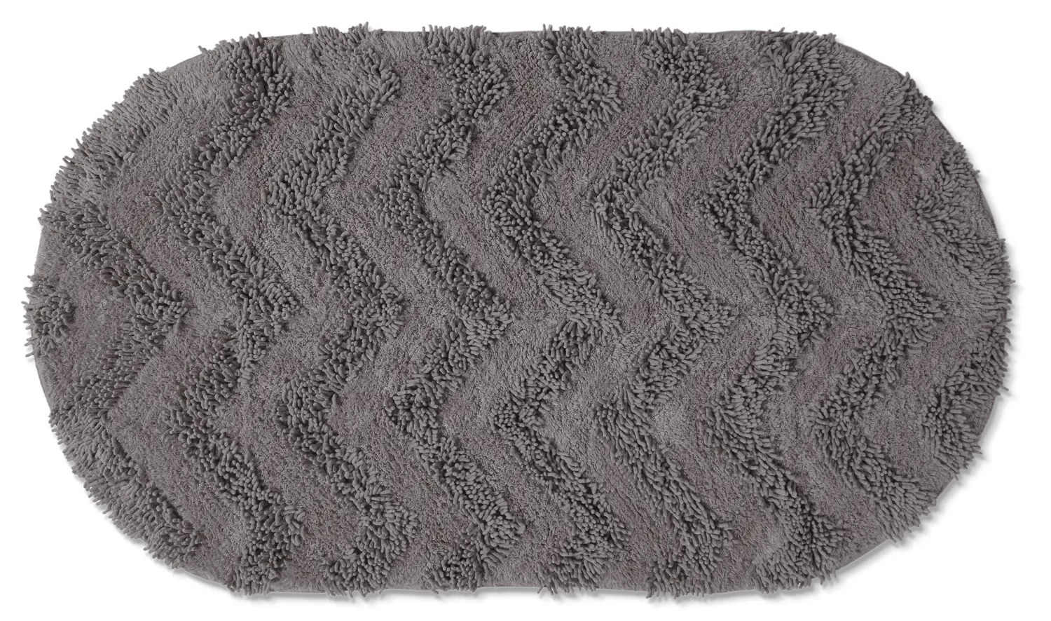 Oval bath mat - Three (dark gray)