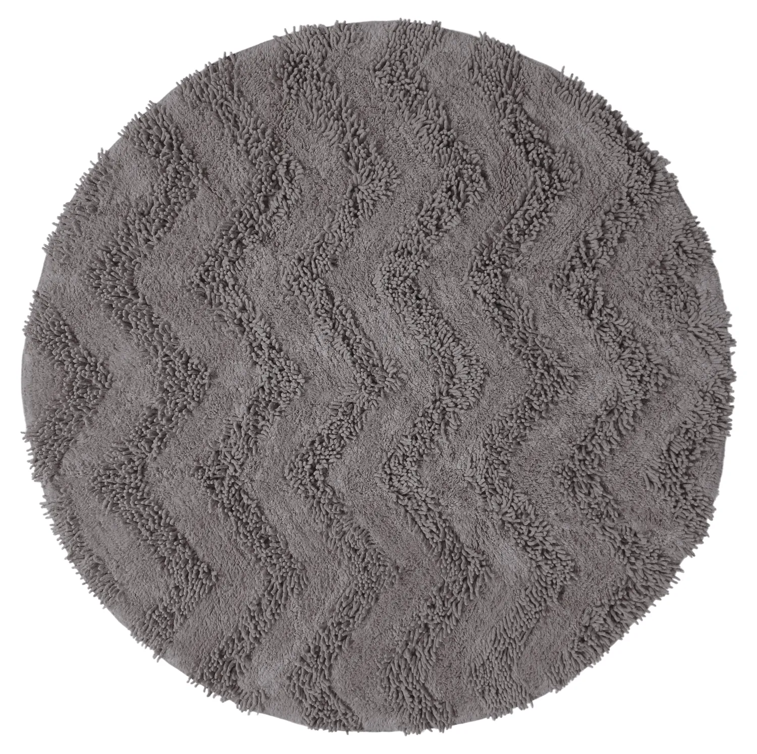 Round bath mat - Three (dark gray)