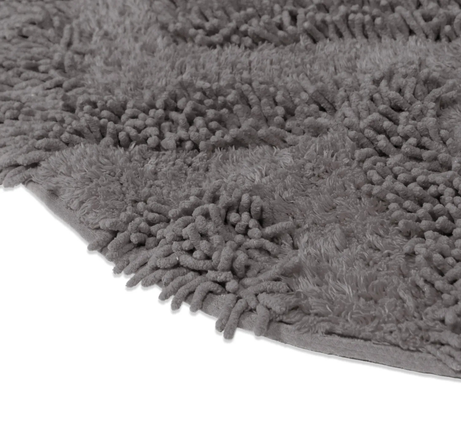 Round bath mat - Three (dark gray)
