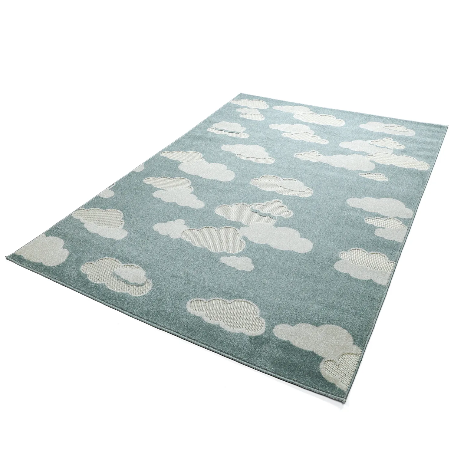Children's Rug - Cloudy Sky (blue)