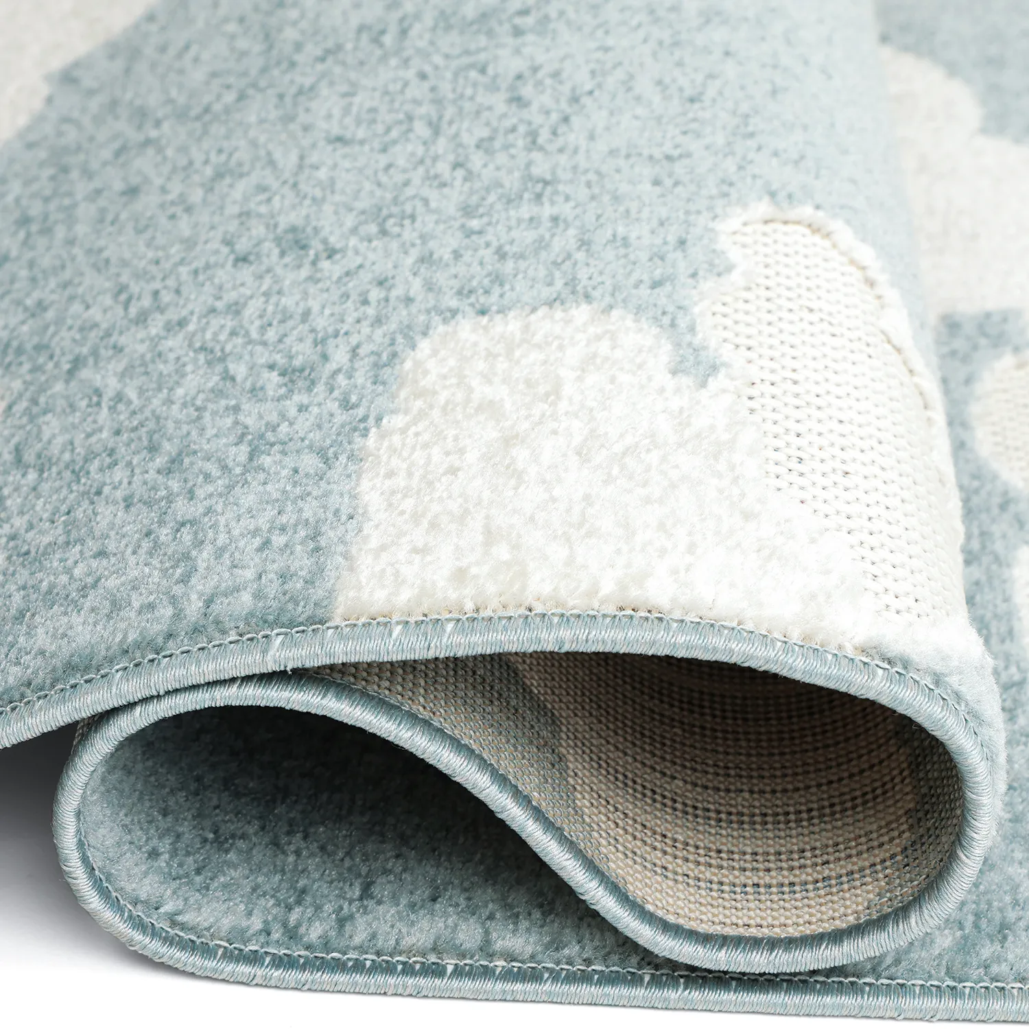 Children's Rug - Cloudy Sky (blue)