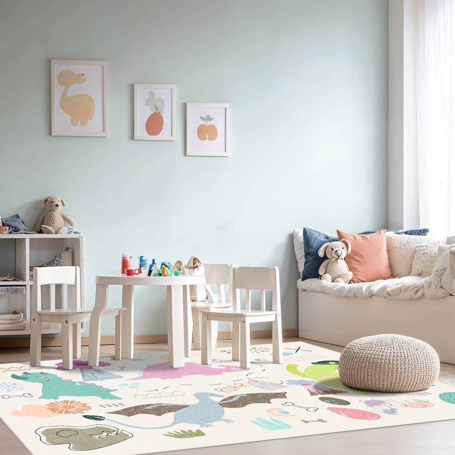 Childrens rugs - Dino (multi)
