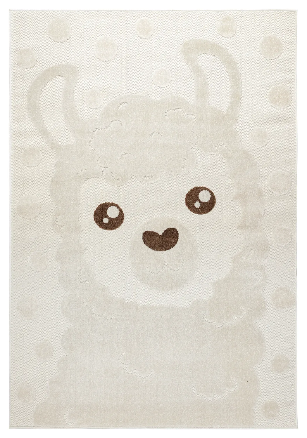 Children's Rug - Kind Llama (cream)