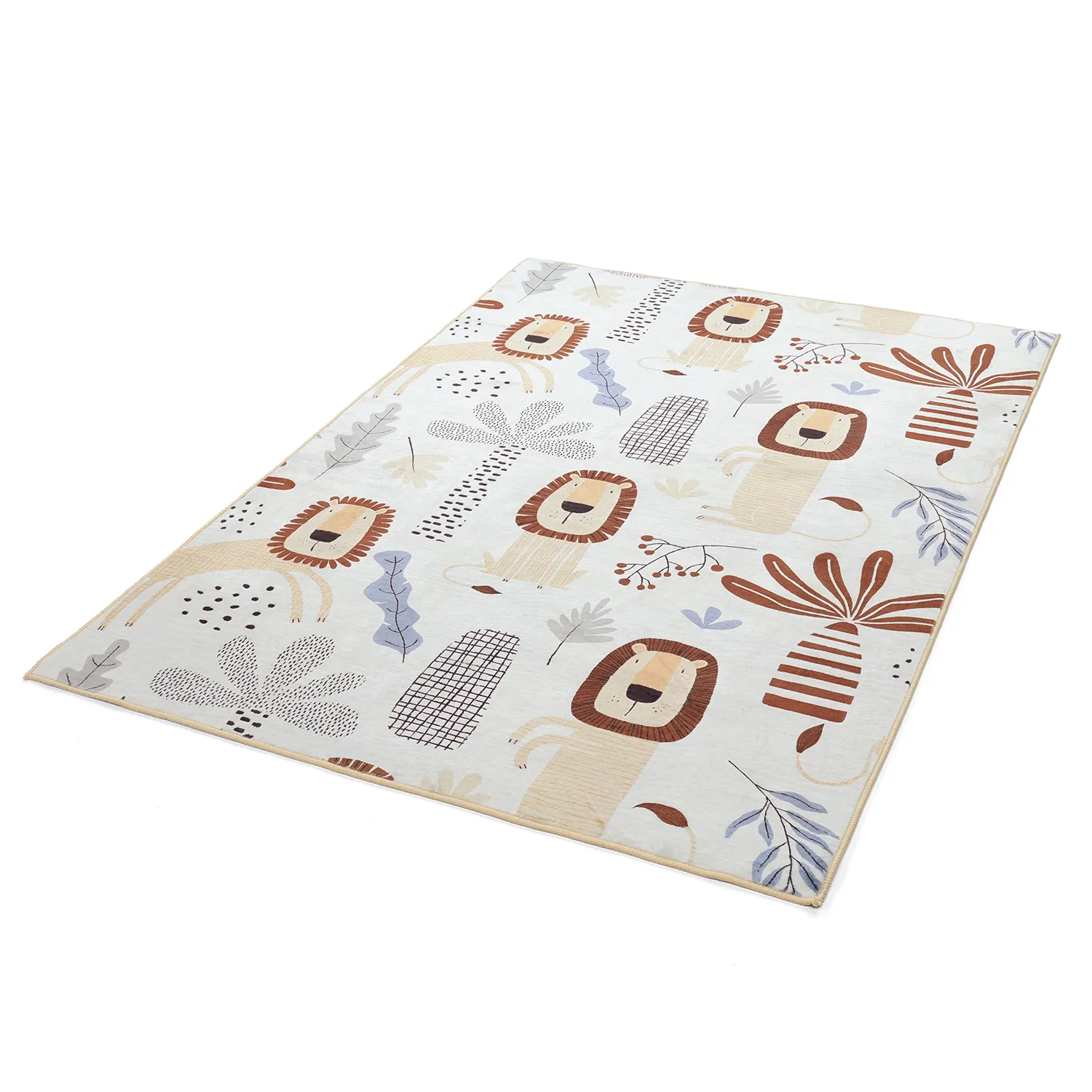 Childrens rugs - Lion Friends (beige)