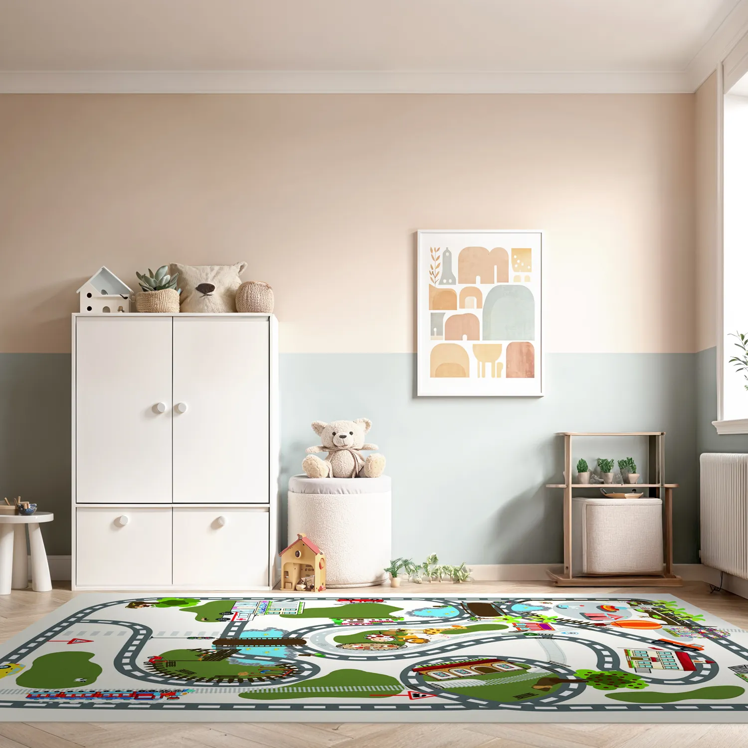 Childrens rugs - Little Town