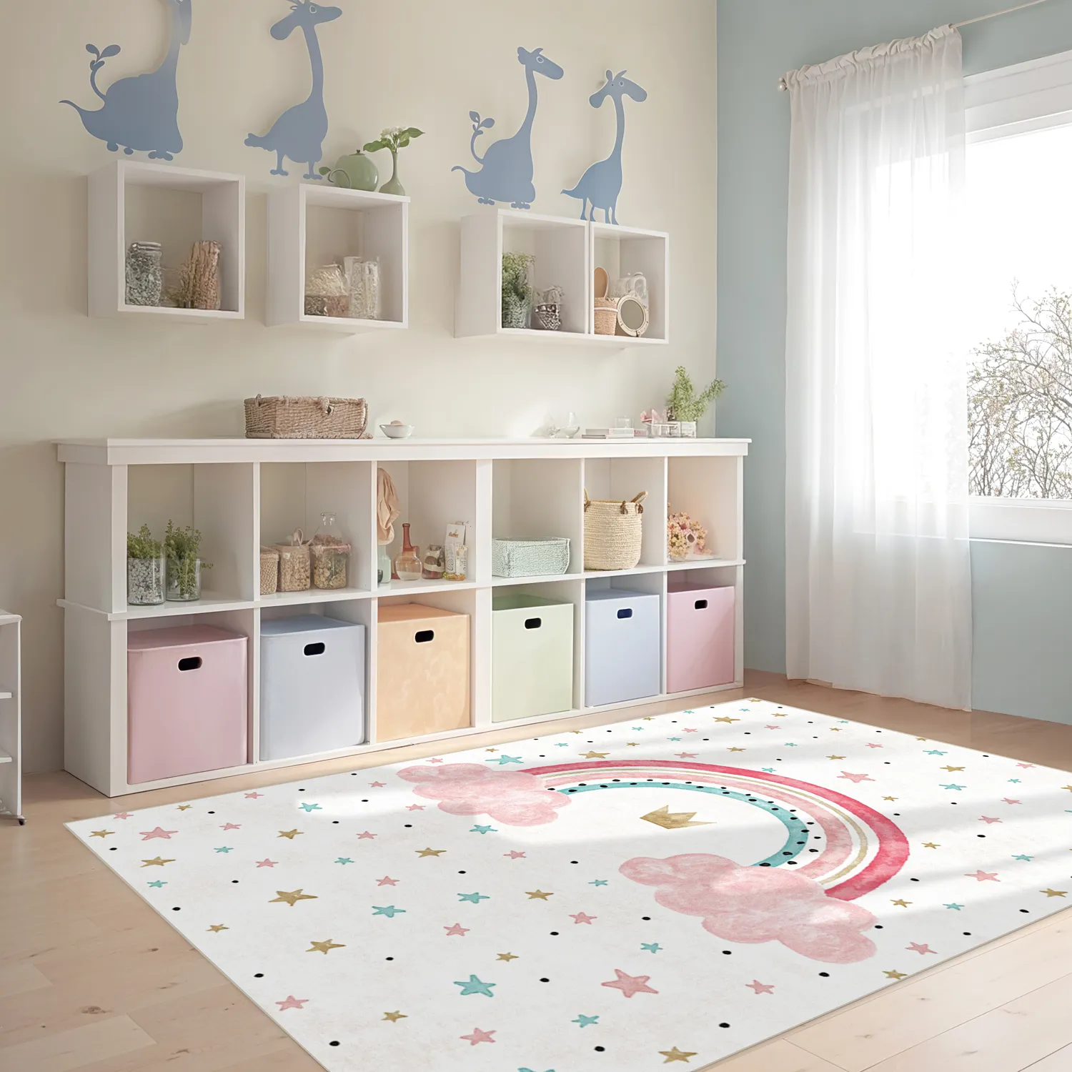 Childrens rugs - Rainbow (multi)