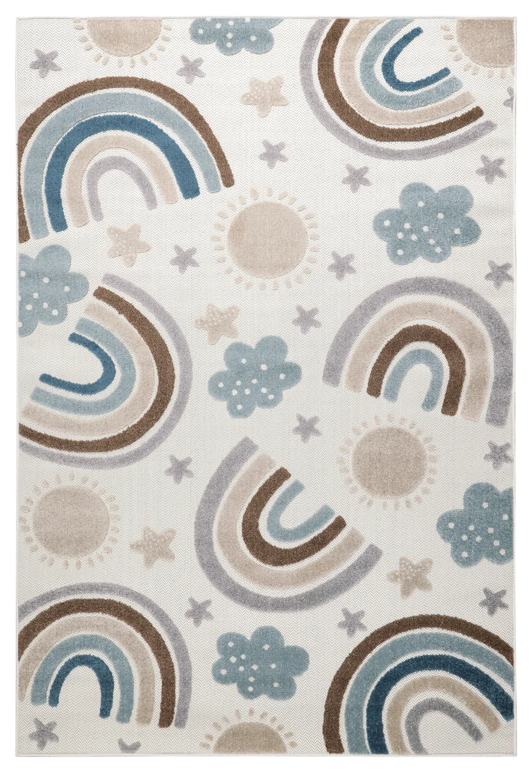 Children's Rug - Rainbow Potpourri (cream/multi)