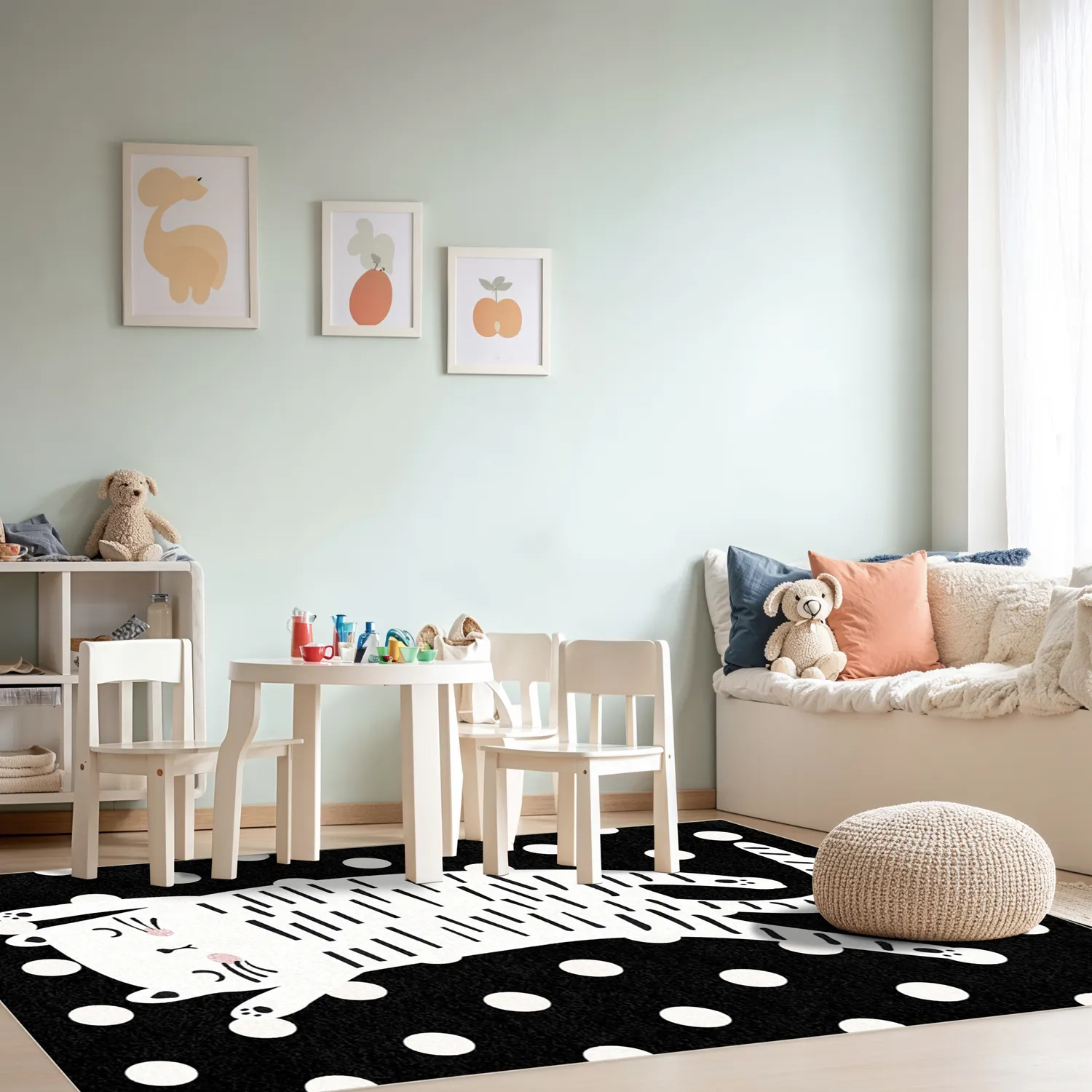 Childrens rugs - Sleepy Kitten (multi)
