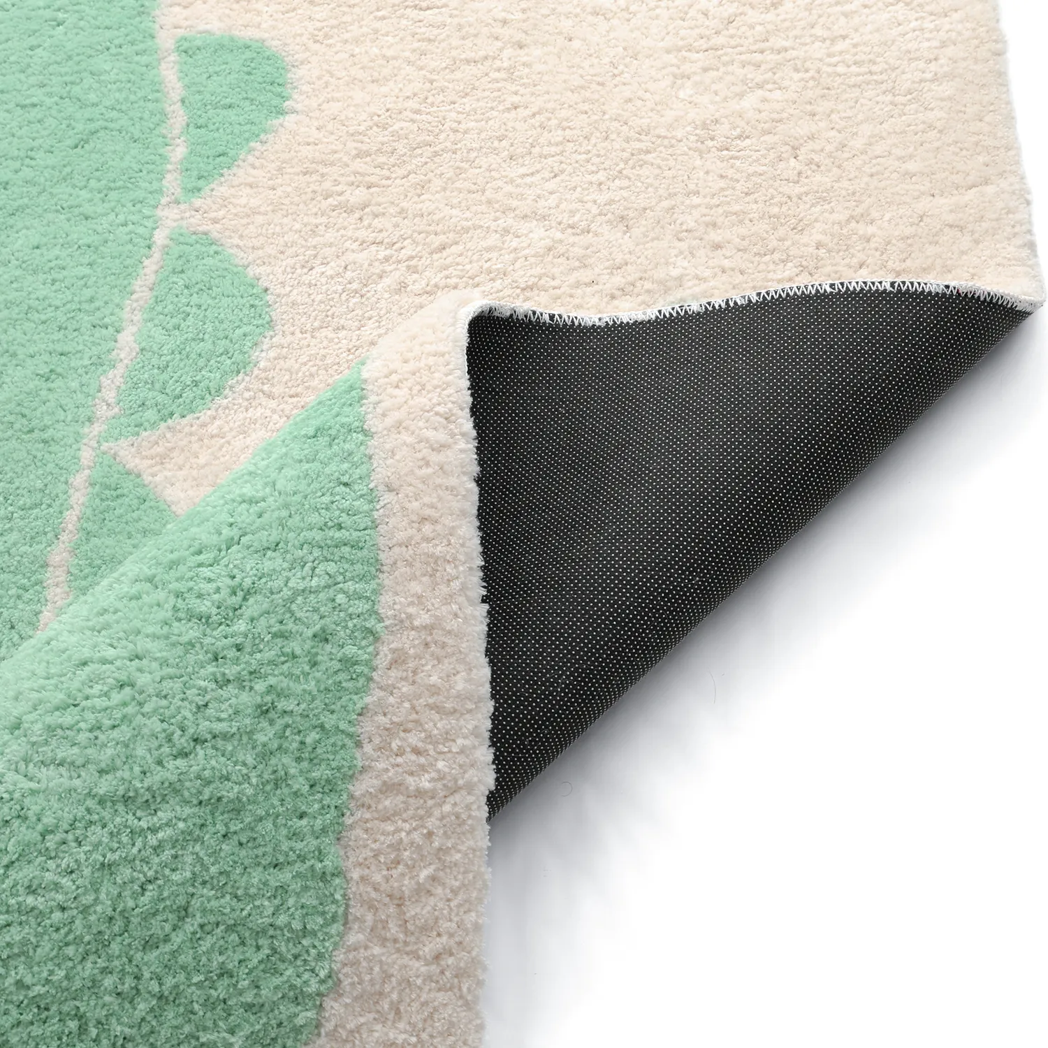 Children's Rug - Soft Crocodile (cream/green)