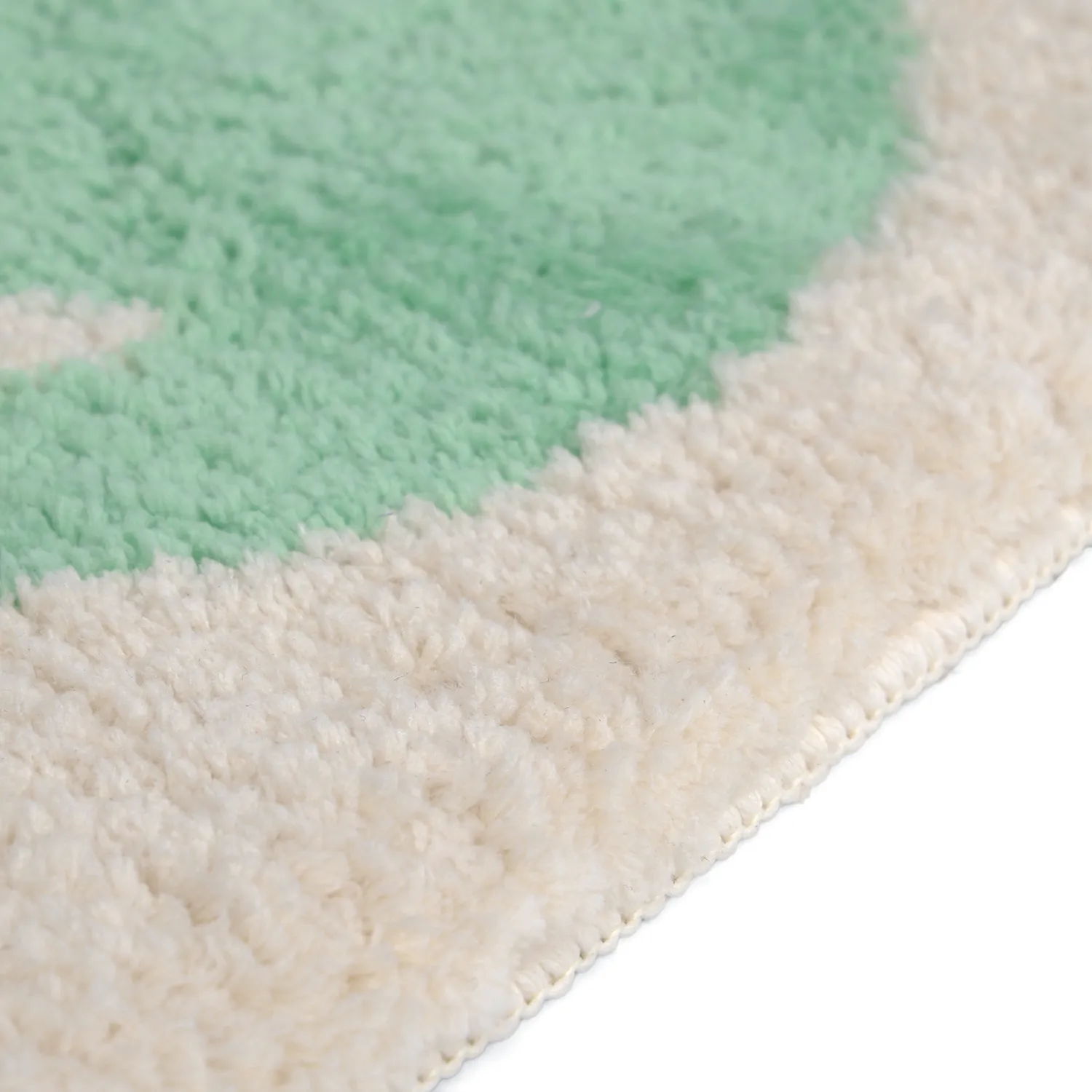Children's Rug - Soft Crocodile (cream/green)