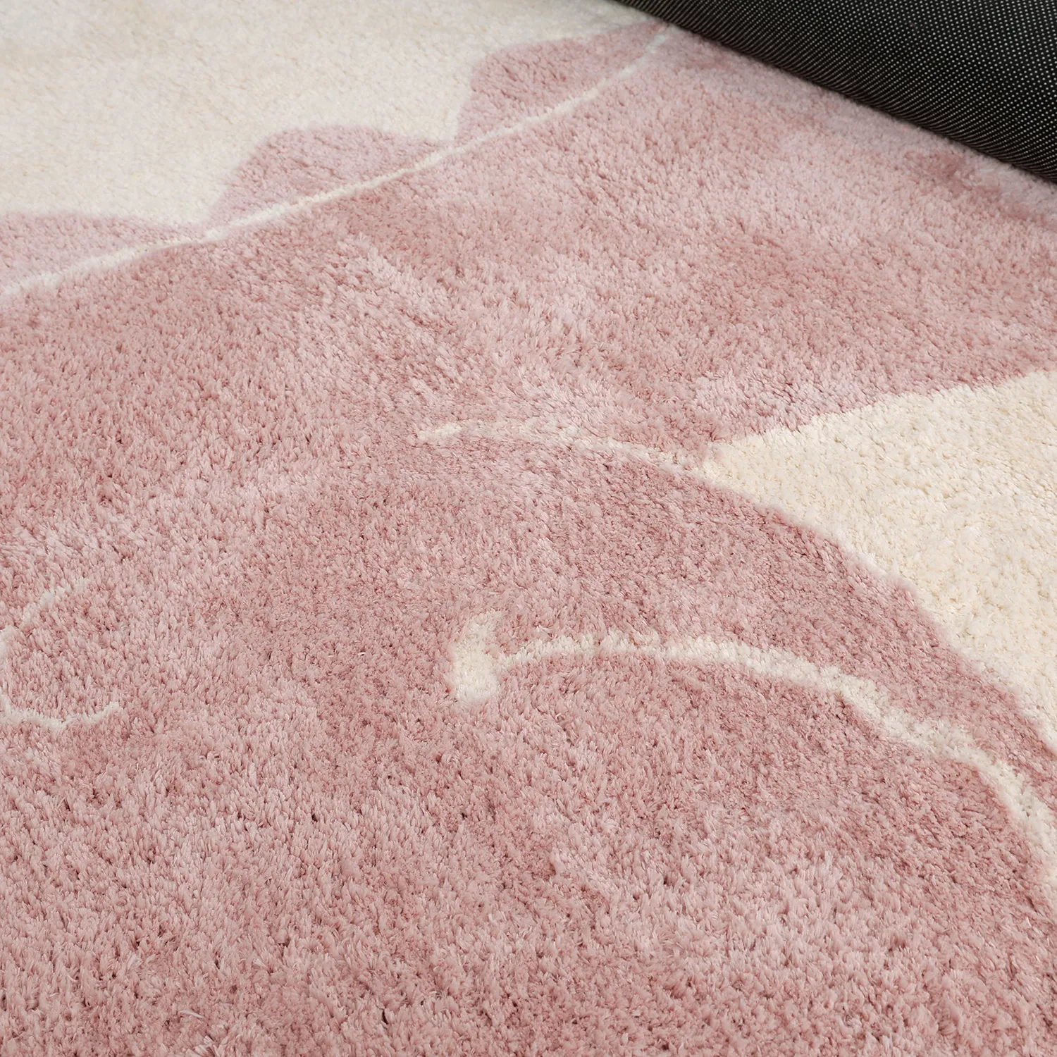 Children's Rug - Soft Dino (cream/pink)