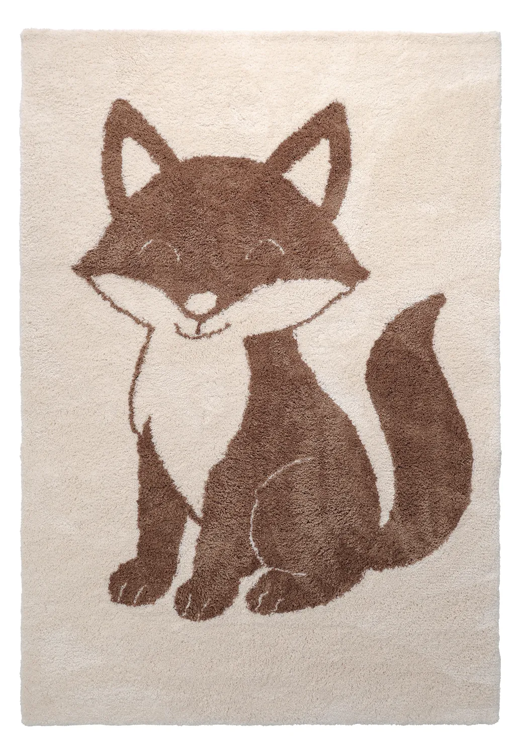Children's Rug - Soft Fox (cream/brown)