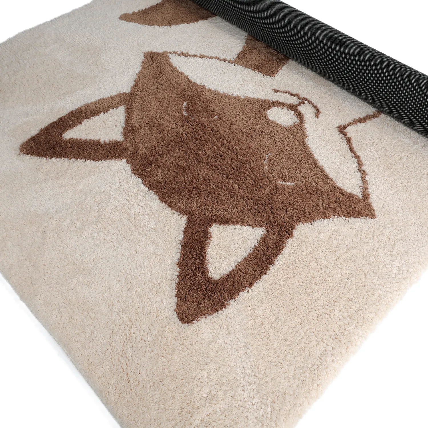 Children's Rug - Soft Fox (cream/brown)