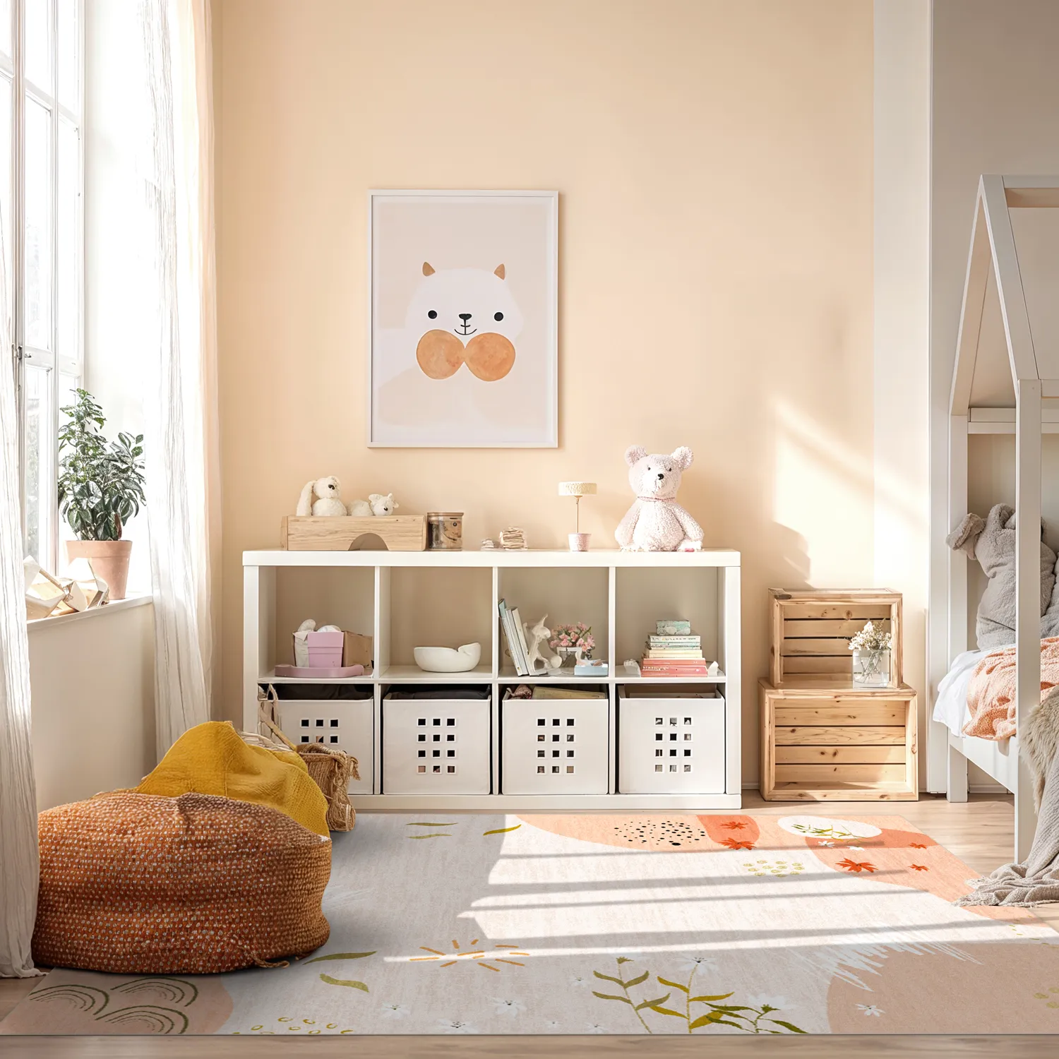 Childrens rugs - Zora (pink)