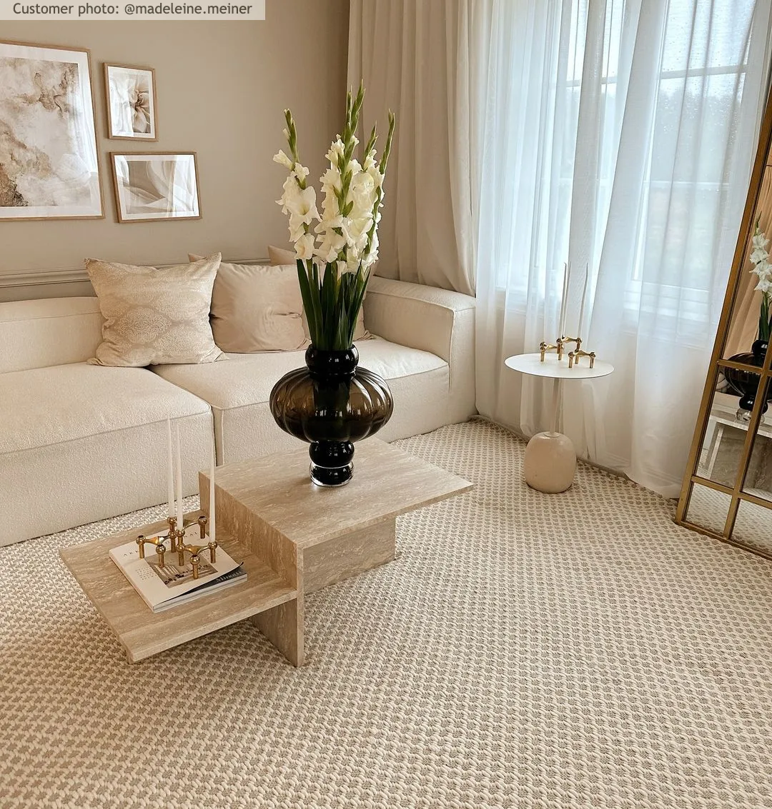 Wool rug - Belize (beige)