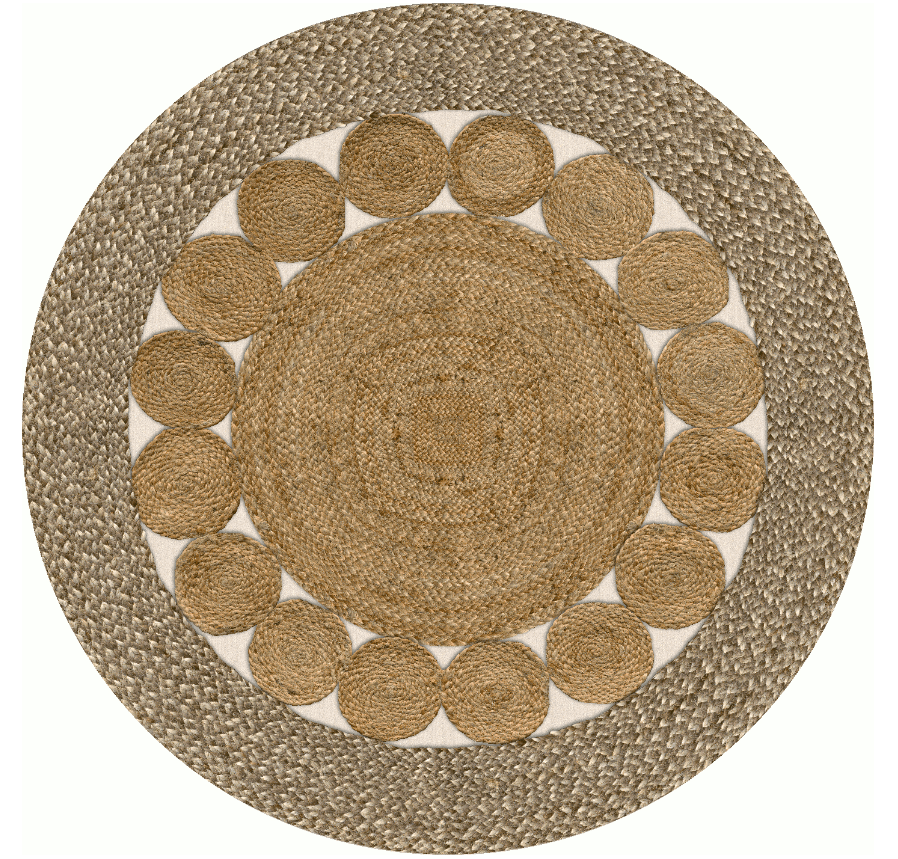 Round rug - Bellezza (beige)