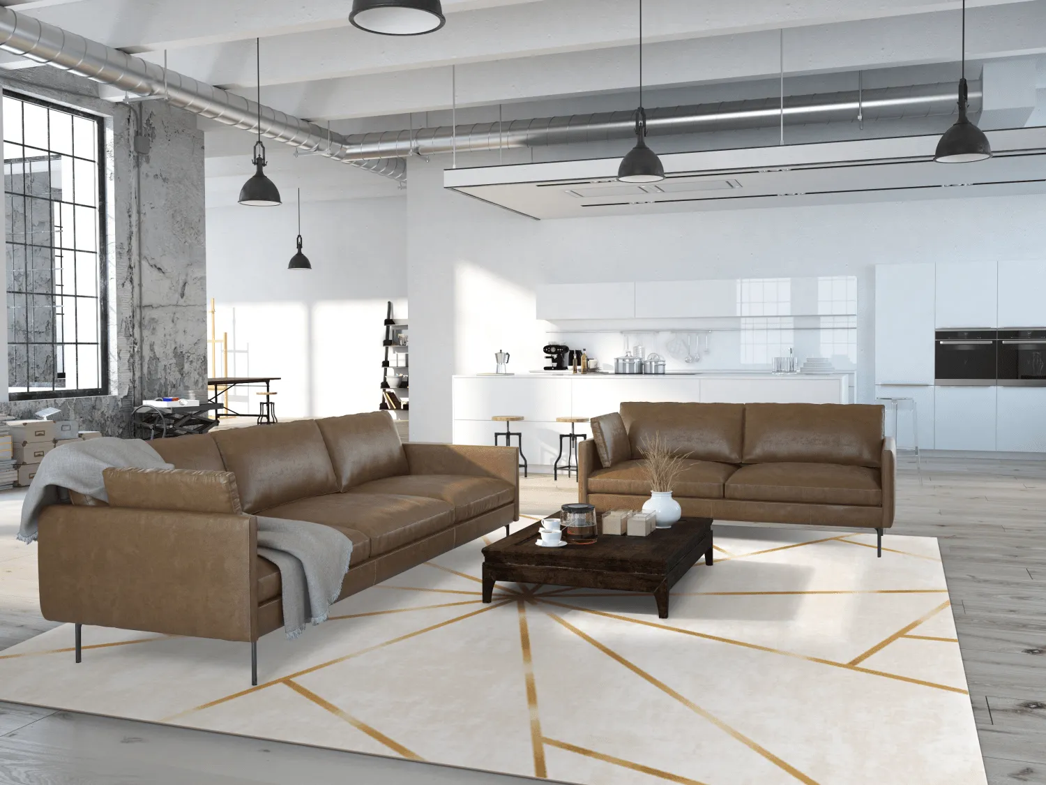 Wilton rug - Bellizzi (white)