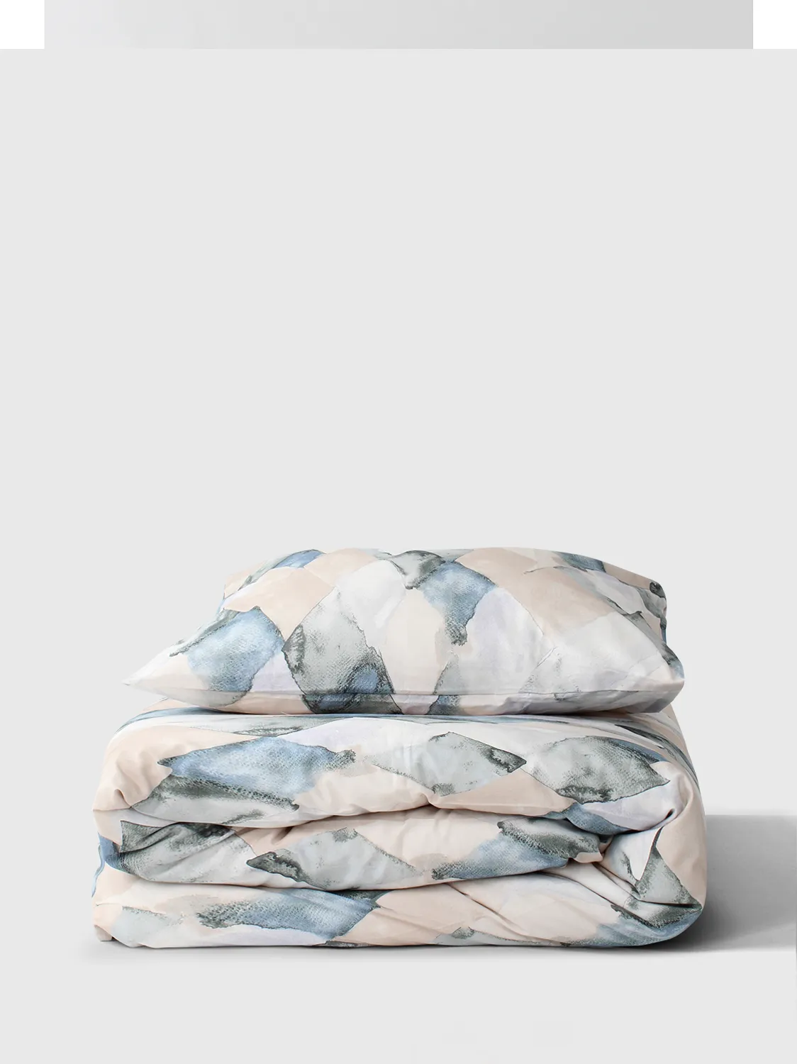 Bedset - Blanca (beige/blue)