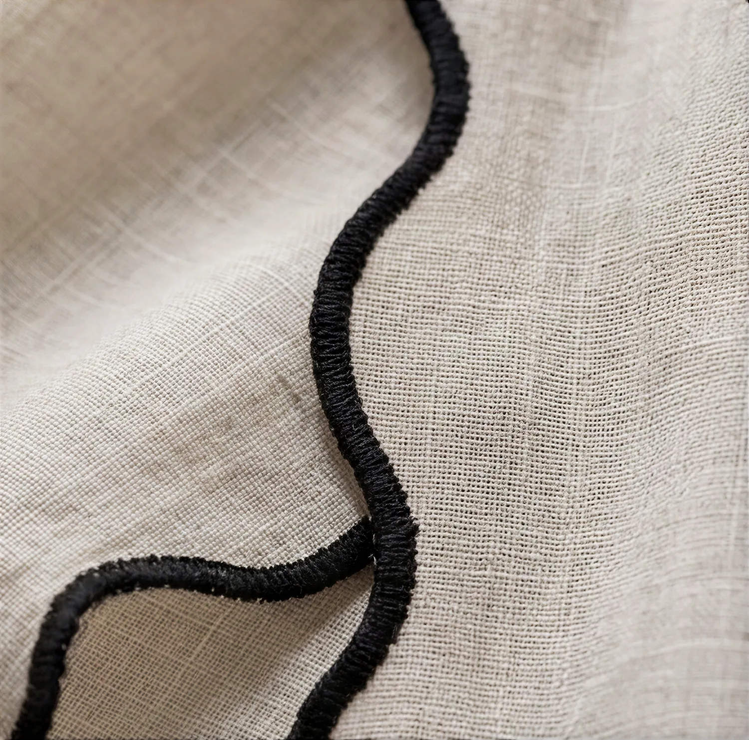 Curtains 2-pack - Cotton curtain Yrsa (light beige)