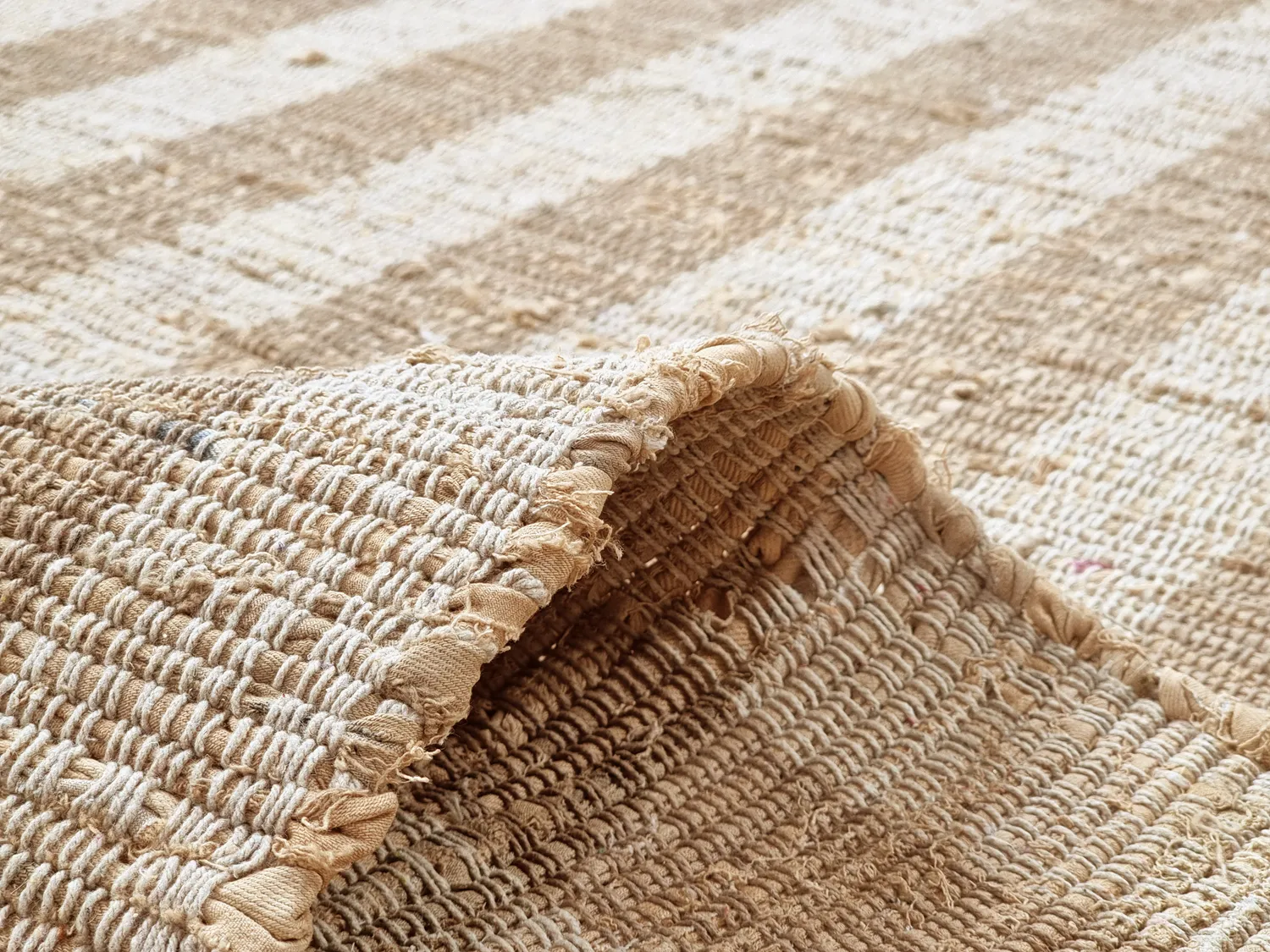 Cotton rug - Hedda (beige)