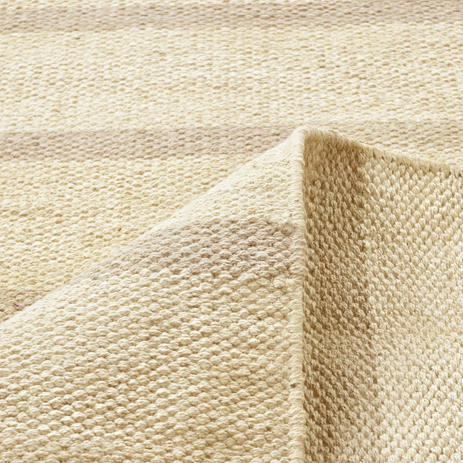 Cotton rug - Helle (offwhite/grey)