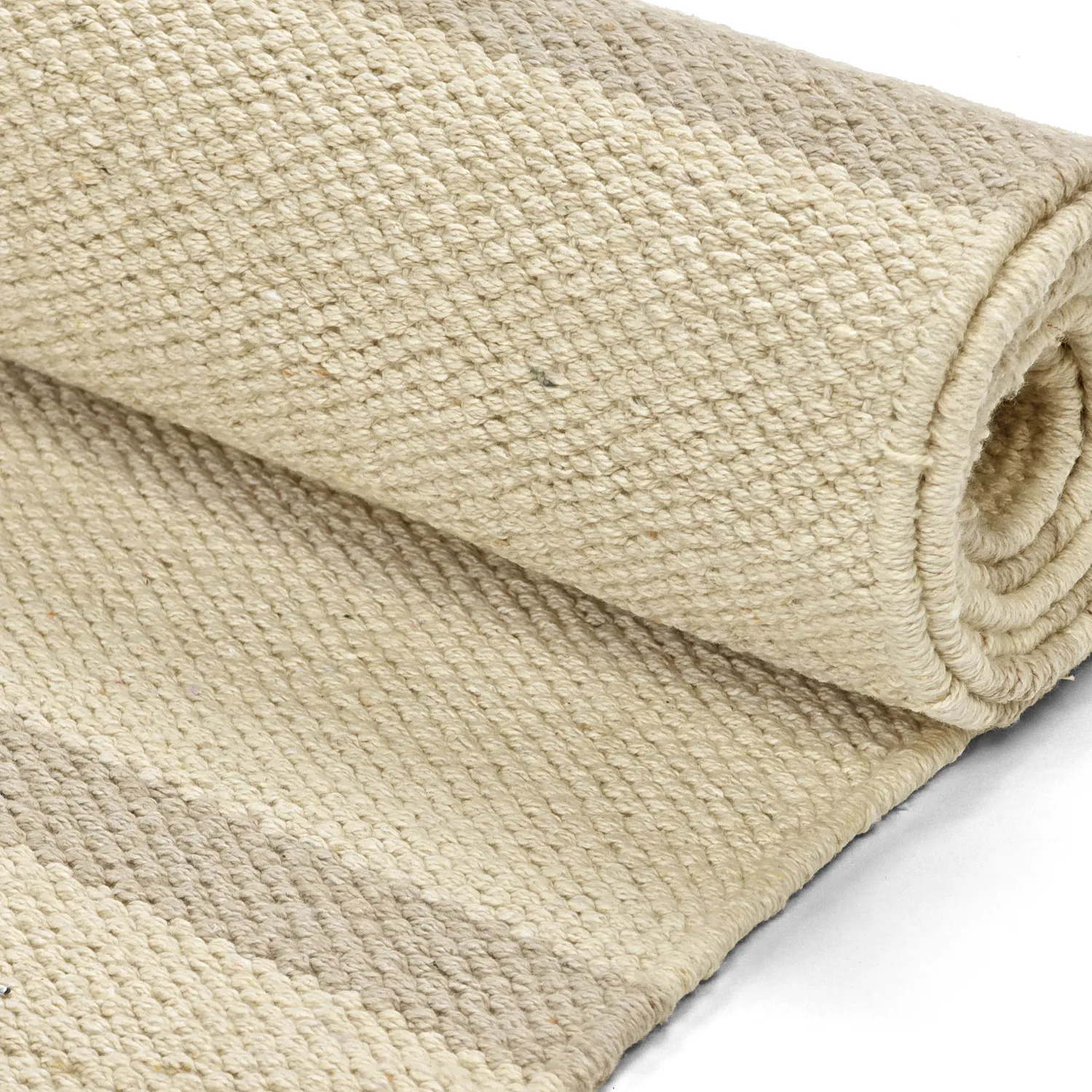 Cotton rug - Helle (offwhite/grey)