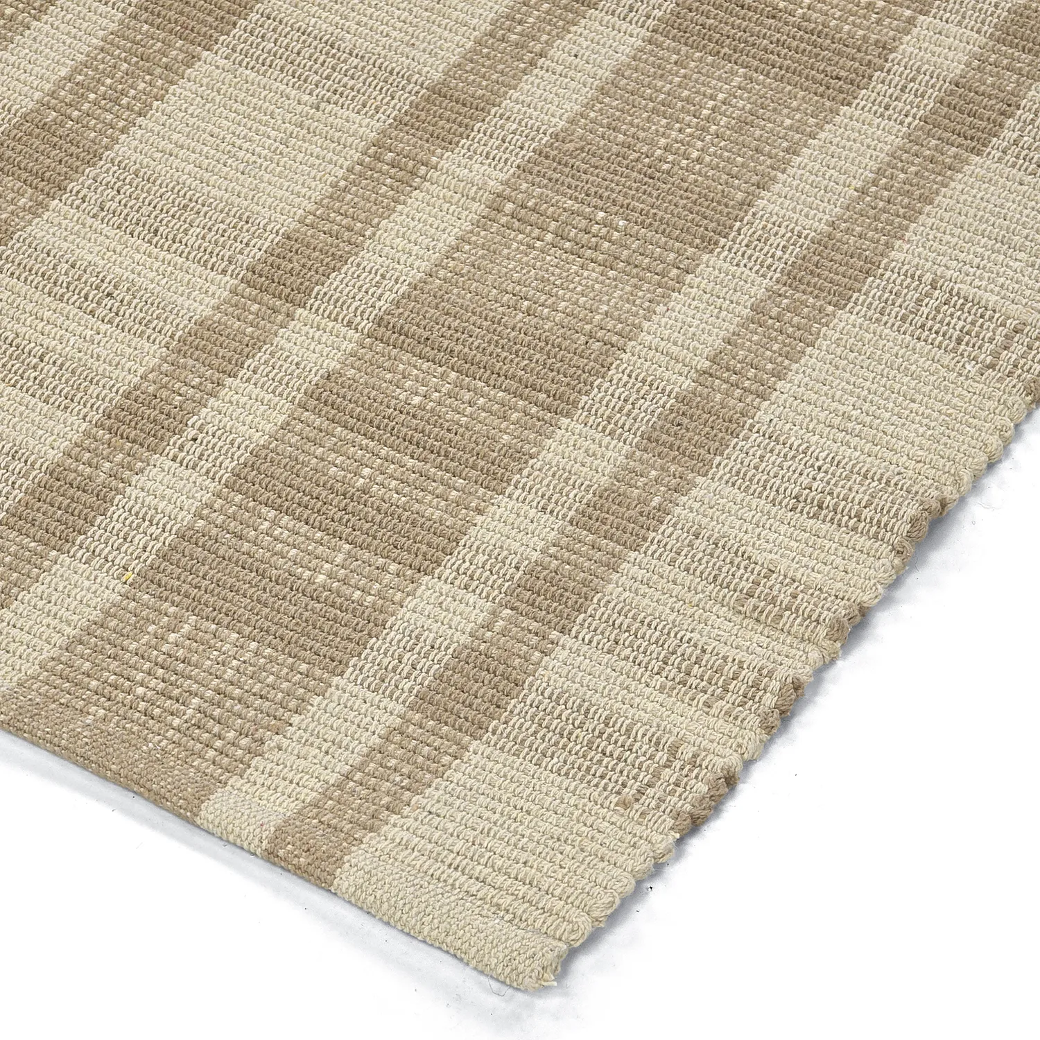 Cotton rug - Husvik (beige)