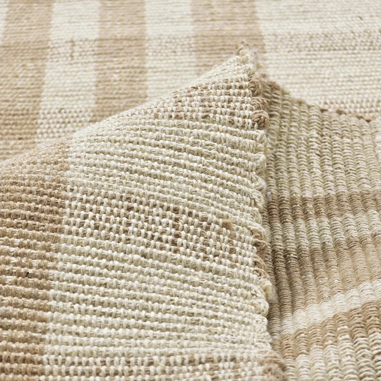 Cotton rug - Husvik (beige)