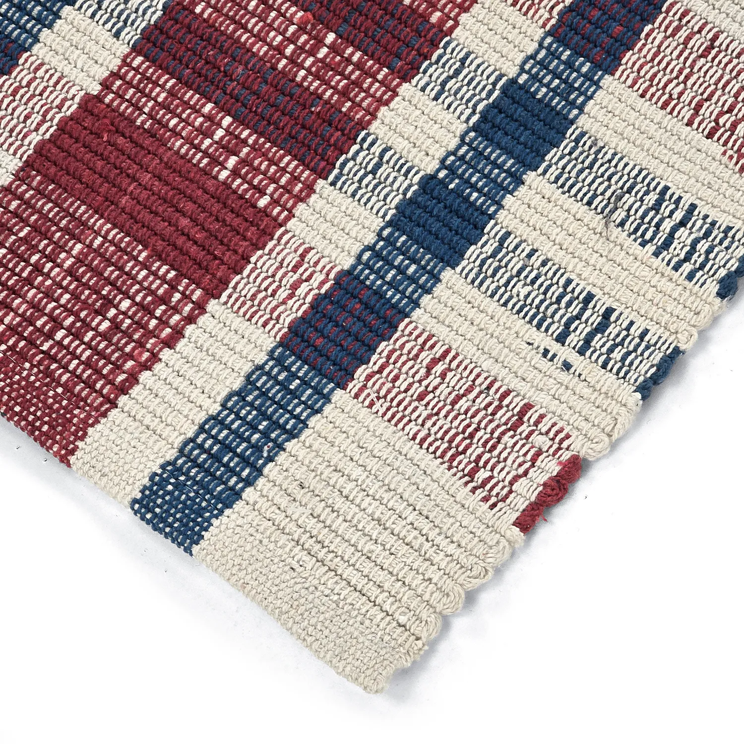 Cotton rug - Husvik (cream/multi)