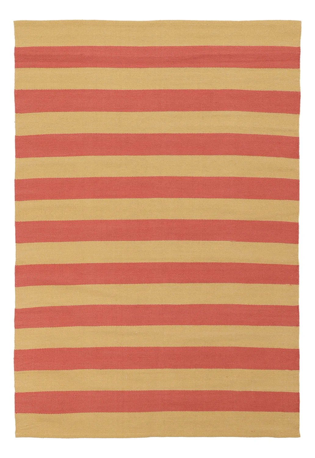 Cotton rug - Nilo (mustard/terracotta)