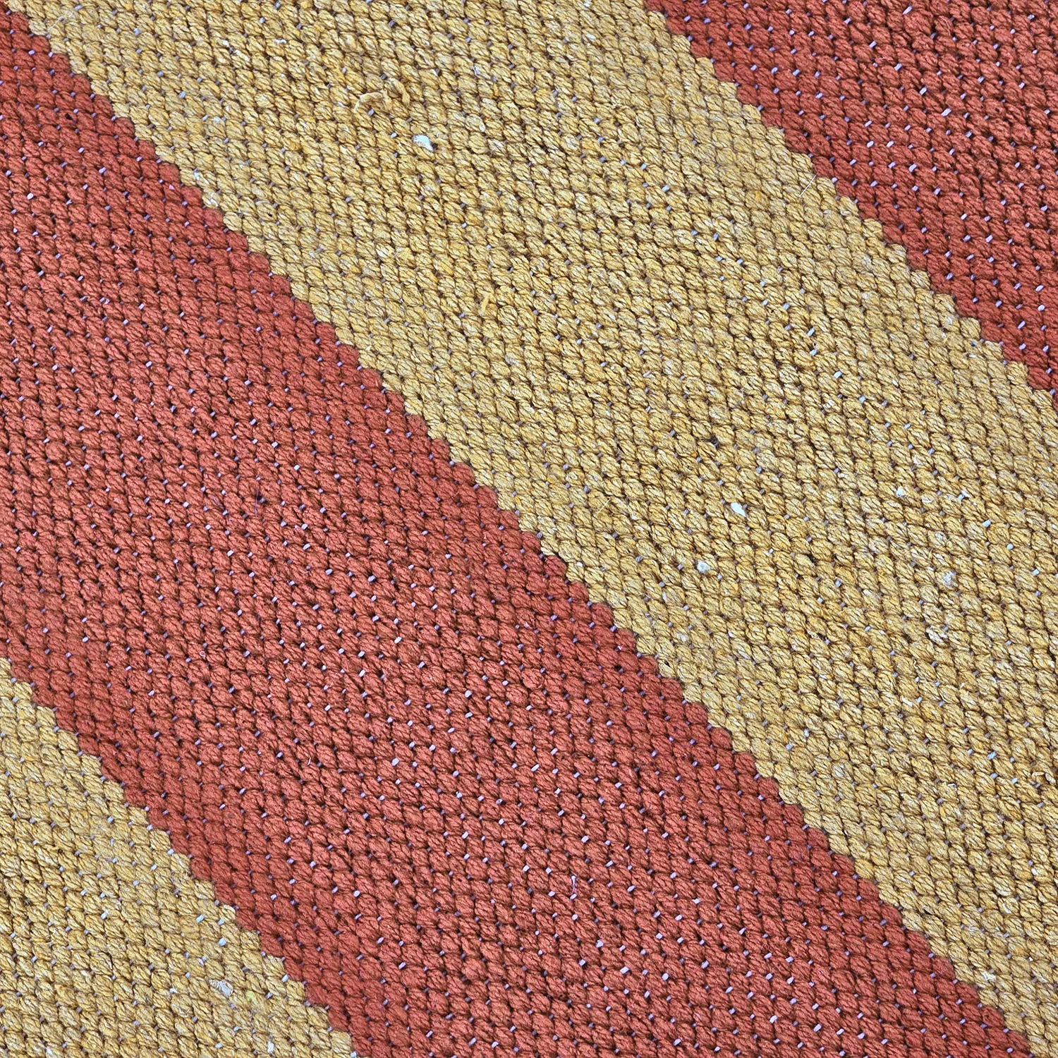 Cotton rug - Nilo (mustard/terracotta)