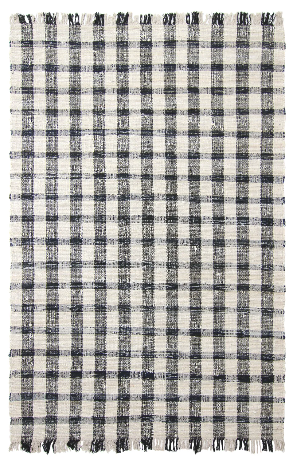 Cotton rug - Noomi (black)