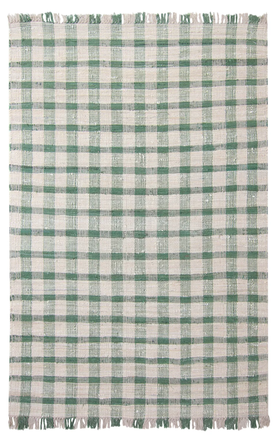 Cotton rug - Noomi (green)