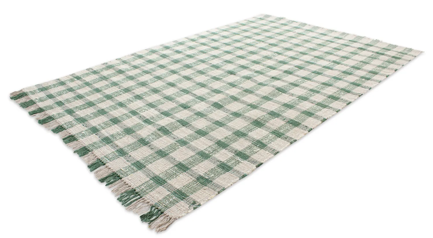 Cotton rug - Noomi (green)