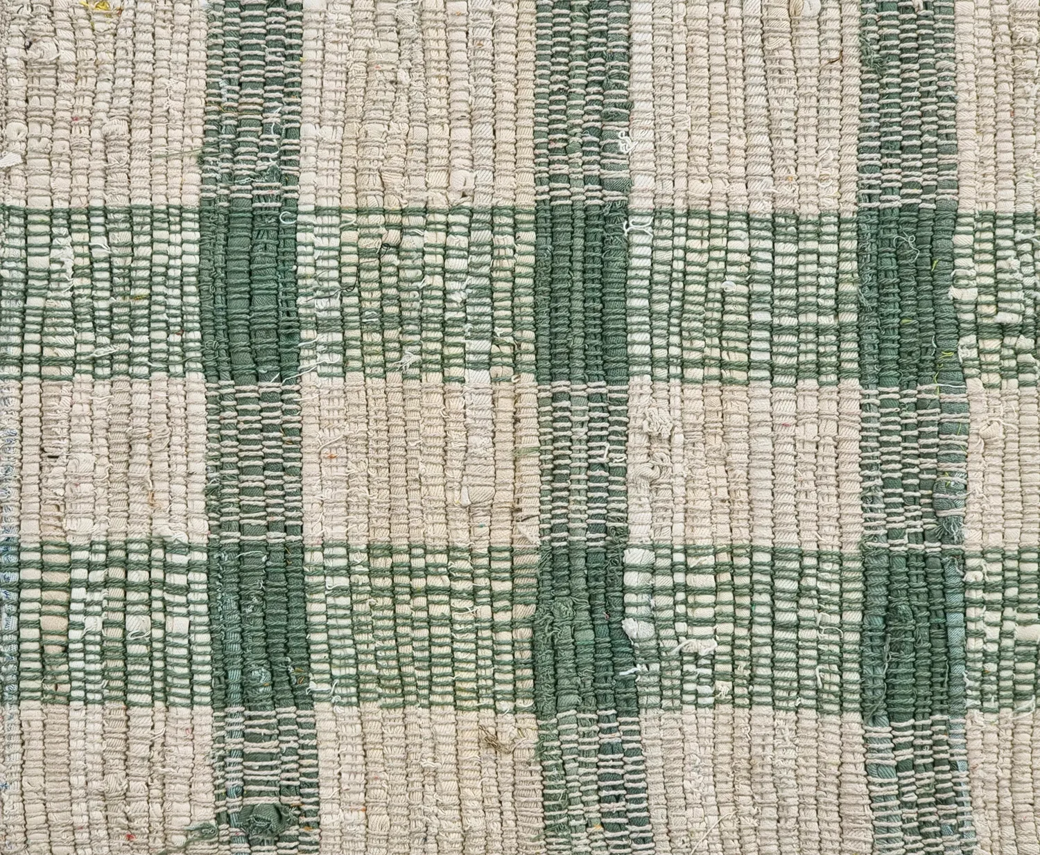 Cotton rug - Noomi (green)