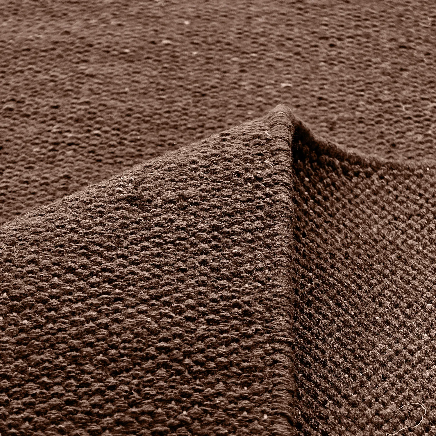 Cotton rug - Rigolet (brown)