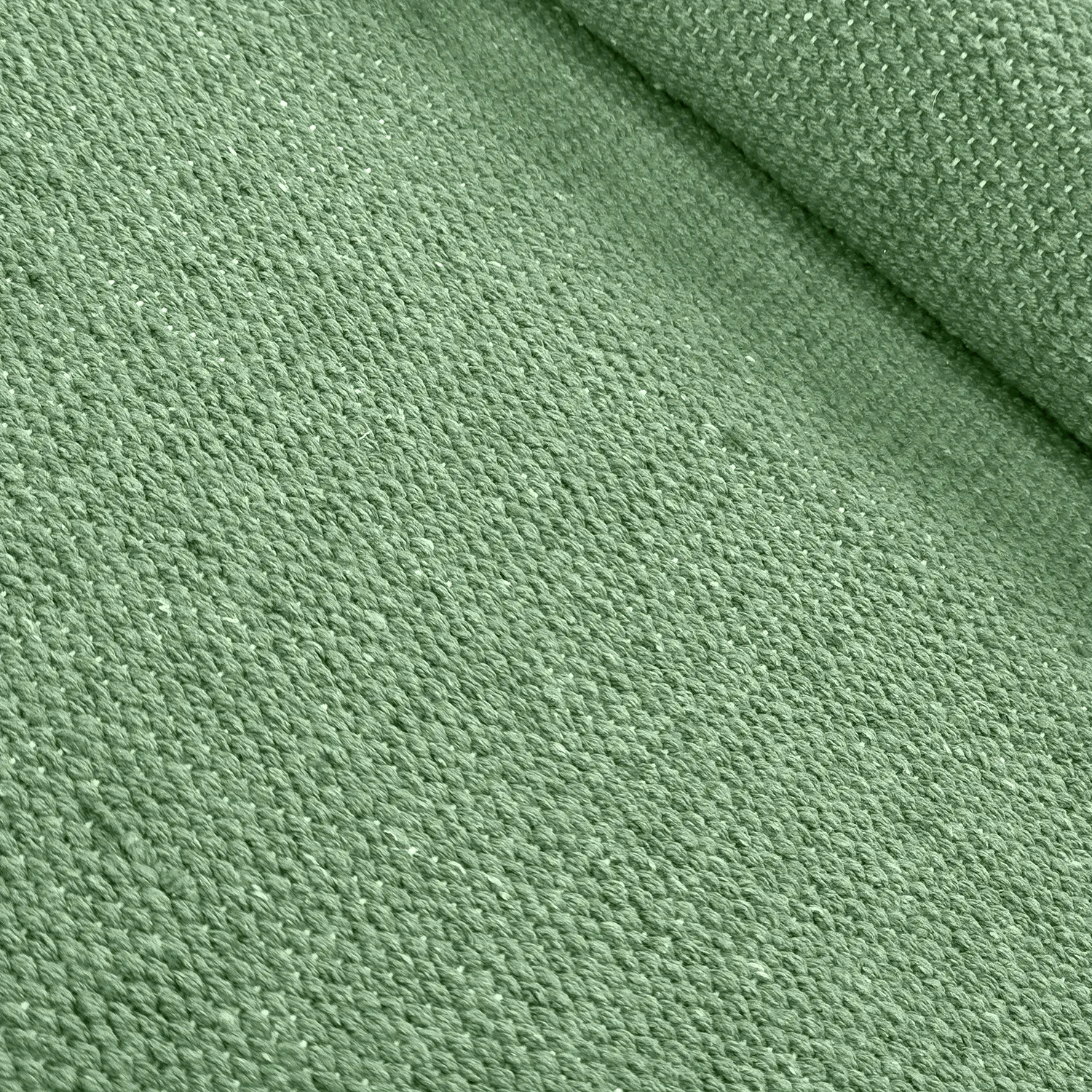 Cotton rug - Rigolet (green)