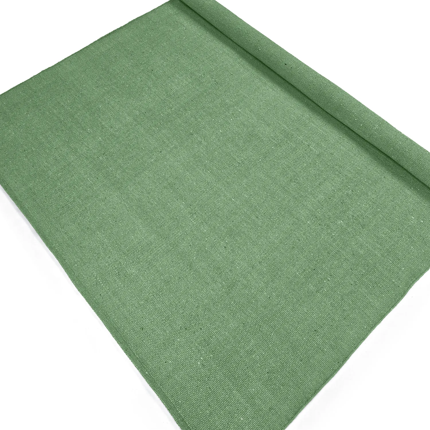 Cotton rug - Rigolet (green)