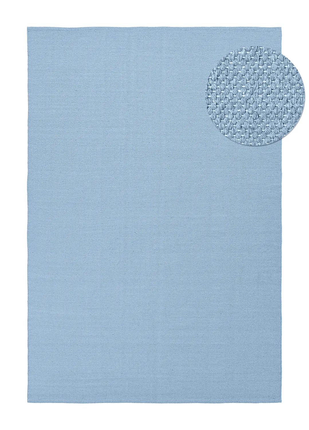 Cotton rug - Rigolet (light blue)