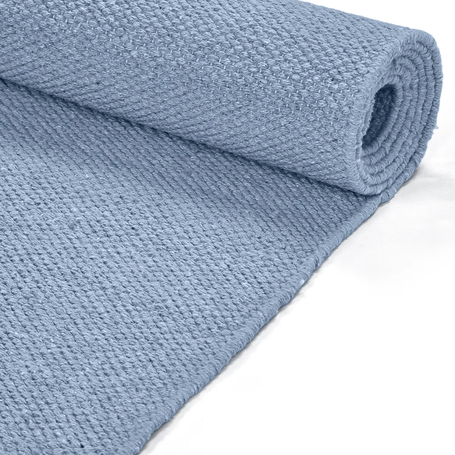 Cotton rug - Rigolet (light blue)